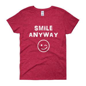 "Smile Anyway" Lady White