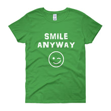 Load image into Gallery viewer, &quot;Smile Anyway&quot; Lady White