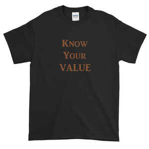 "Know Your Value" Brown Letter