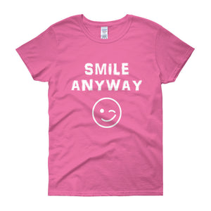 "Smile Anyway" Lady White