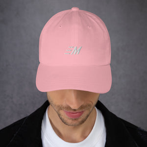 MOMENTUM White Letter Dad Hat