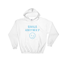 Load image into Gallery viewer, &quot;Smile Anyway&quot; Hoodie Sky Blue