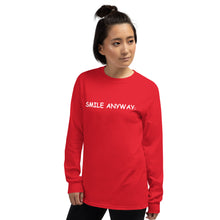 Load image into Gallery viewer, &quot;Smile Anyway&quot; LS White 2