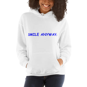 "Smile Anyway" Hoodie Blue 2