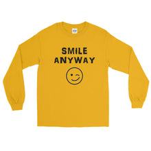Load image into Gallery viewer, &quot;Smile Anyway&quot; Black Letter LS