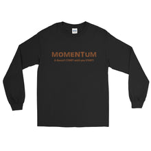 Load image into Gallery viewer, &quot;MOMENTUM&quot; Brown Letter LS
