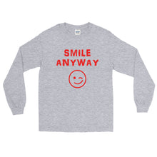 Load image into Gallery viewer, &quot;Smile Anyway&quot; Red Letter LS