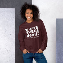 Load image into Gallery viewer, &quot;Can&#39;t Stop&quot; White Letter Sweatshirt