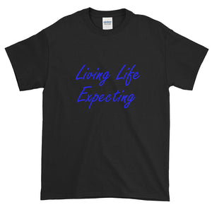 "Expecting" Plus Size Blue