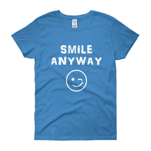 "Smile Anyway" Lady White
