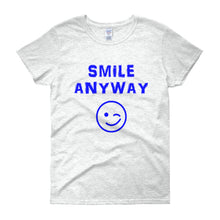 Load image into Gallery viewer, &quot;Smile Anyway&quot; Lady Blue