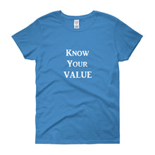 Load image into Gallery viewer, &quot;Know Your Value&quot; White Letter