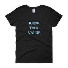 Load image into Gallery viewer, &quot;Know Your Value&quot; Sky Blue Letter