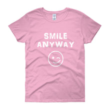 Load image into Gallery viewer, &quot;Smile Anyway&quot; Lady White