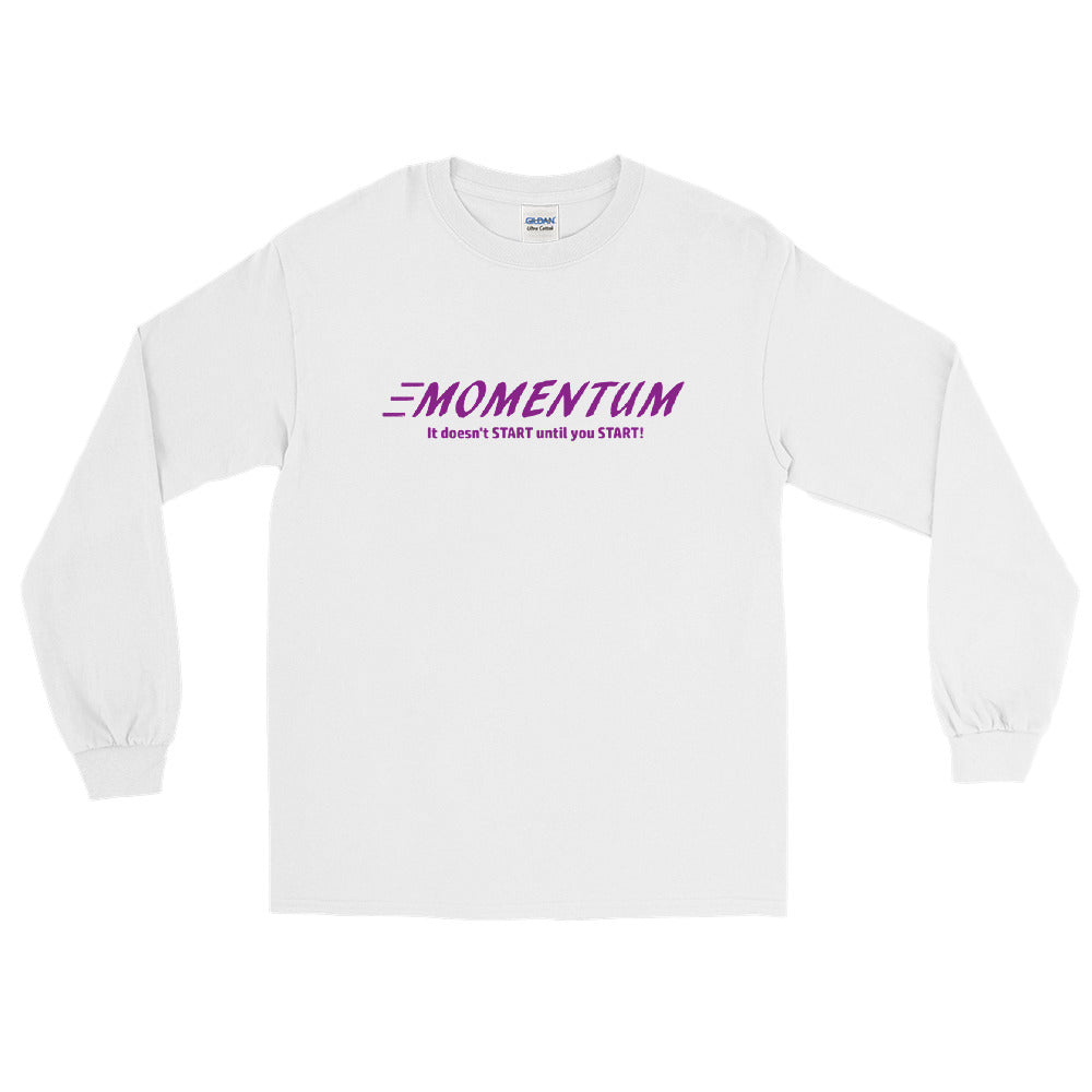 MOMENTUM Purple Letter LS