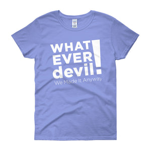 "Whatever devil!" Lady White X