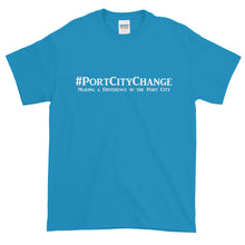 Load image into Gallery viewer, #PortCityChange White Letter