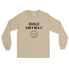 Load image into Gallery viewer, &quot;Smile Anyway&quot; LS Black
