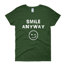 Load image into Gallery viewer, &quot;Smile Anyway&quot; Lady White