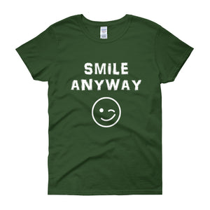 "Smile Anyway" Lady White