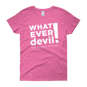 "Whatever devil!" Lady White X