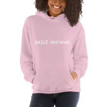 Load image into Gallery viewer, &quot;Smile Anyway&quot; Hoodie White 2