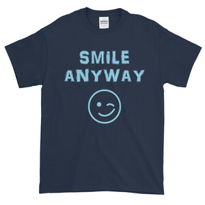 "Smile Anyway" Sky Blue Letter