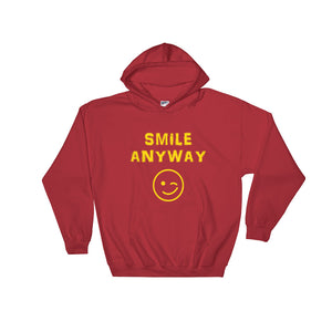 "Smile Anyway" Hoodie Gold