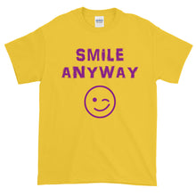 Load image into Gallery viewer, &quot;Smile Anyway&quot; Purple Letter