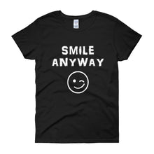 Load image into Gallery viewer, &quot;Smile Anyway&quot; Lady White