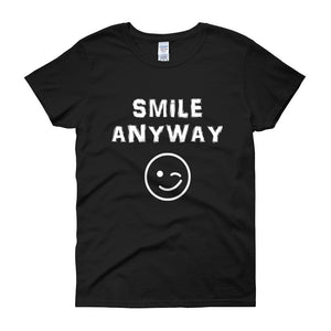 "Smile Anyway" Lady White