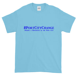 #PortCityChange Blue Letter