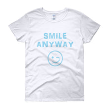 Load image into Gallery viewer, &quot;Smile Anyway&quot; Lady Sky Blue