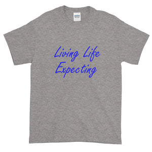 "Expecting" Plus Size Blue