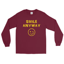 Load image into Gallery viewer, &quot;Smile Anyway&quot; Gold Letter LS