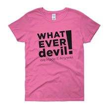 Load image into Gallery viewer, &quot;Whatever devil!&quot; Lady Black X