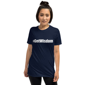 "Get Wisdom" White Letter